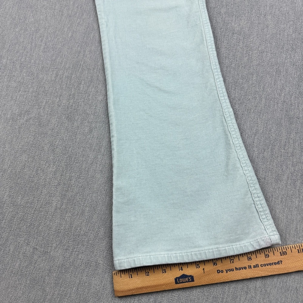 Abercrombie & Fitch‎ Pants Womens 6 Fits 29x31 Blue Corduroy Bootcut Flared Y2k - Picture 10 of 13